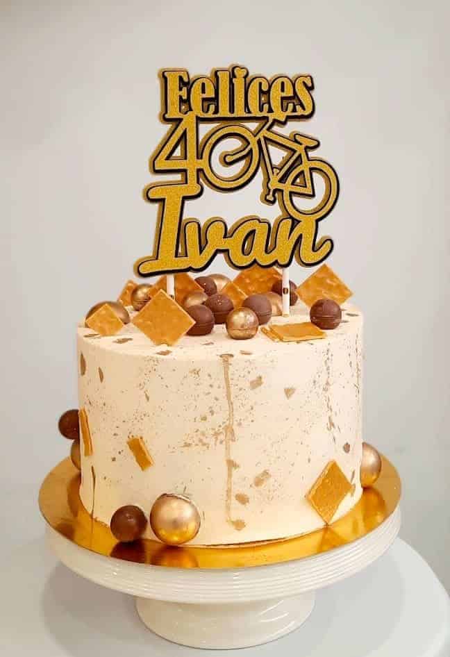 tarta personalizada para 40 cumpleaños en madrid